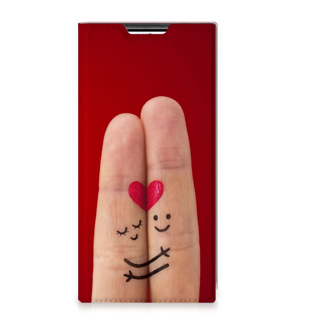 Samsung Galaxy S22 Ultra Hippe Standcase Liefde - Origineel Romantisch Cadeau