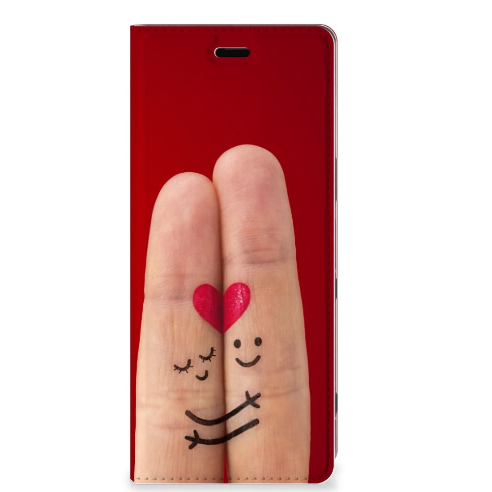 Sony Xperia 5 Hippe Standcase Liefde - Origineel Romantisch Cadeau