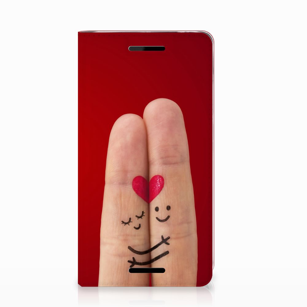Nokia 2.1 2018 Hippe Standcase Liefde - Origineel Romantisch Cadeau