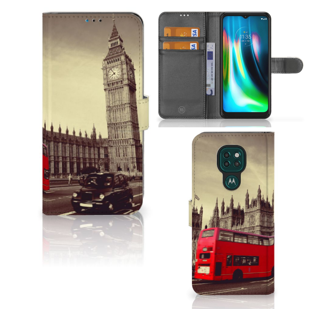 Motorola Moto G9 Play | E7 Plus Flip Cover Londen