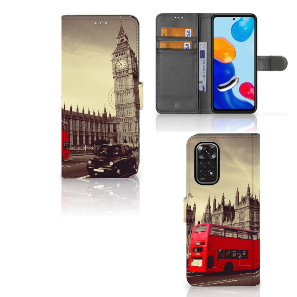 Xiaomi Redmi Note 11/11S Flip Cover Londen