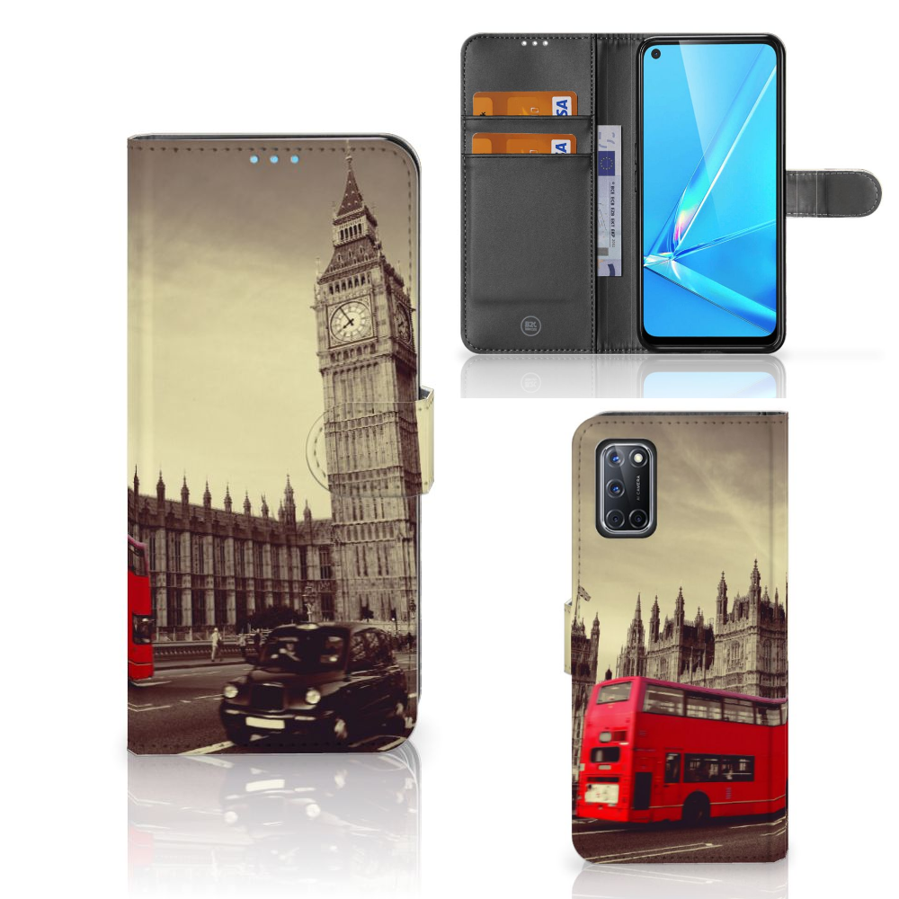 OPPO A72 | OPPO A52 Flip Cover Londen