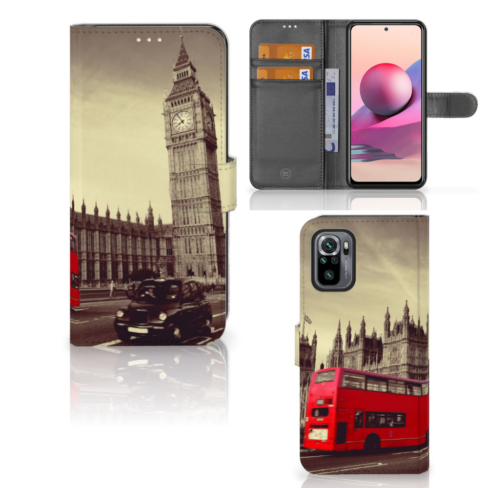 Xiaomi Redmi Note 10S | 10 4G | Poco M5s Flip Cover Londen