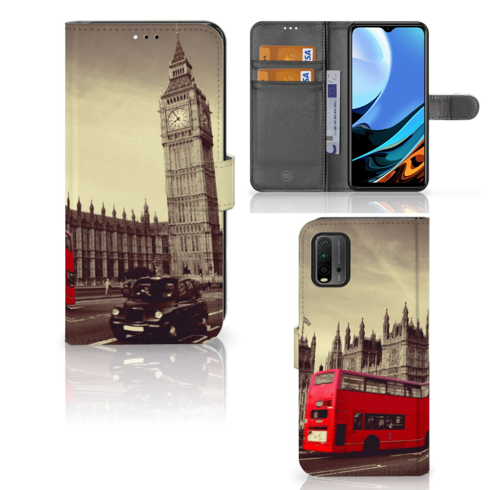 Xiaomi Redmi 9T | Poco M3 Flip Cover Londen