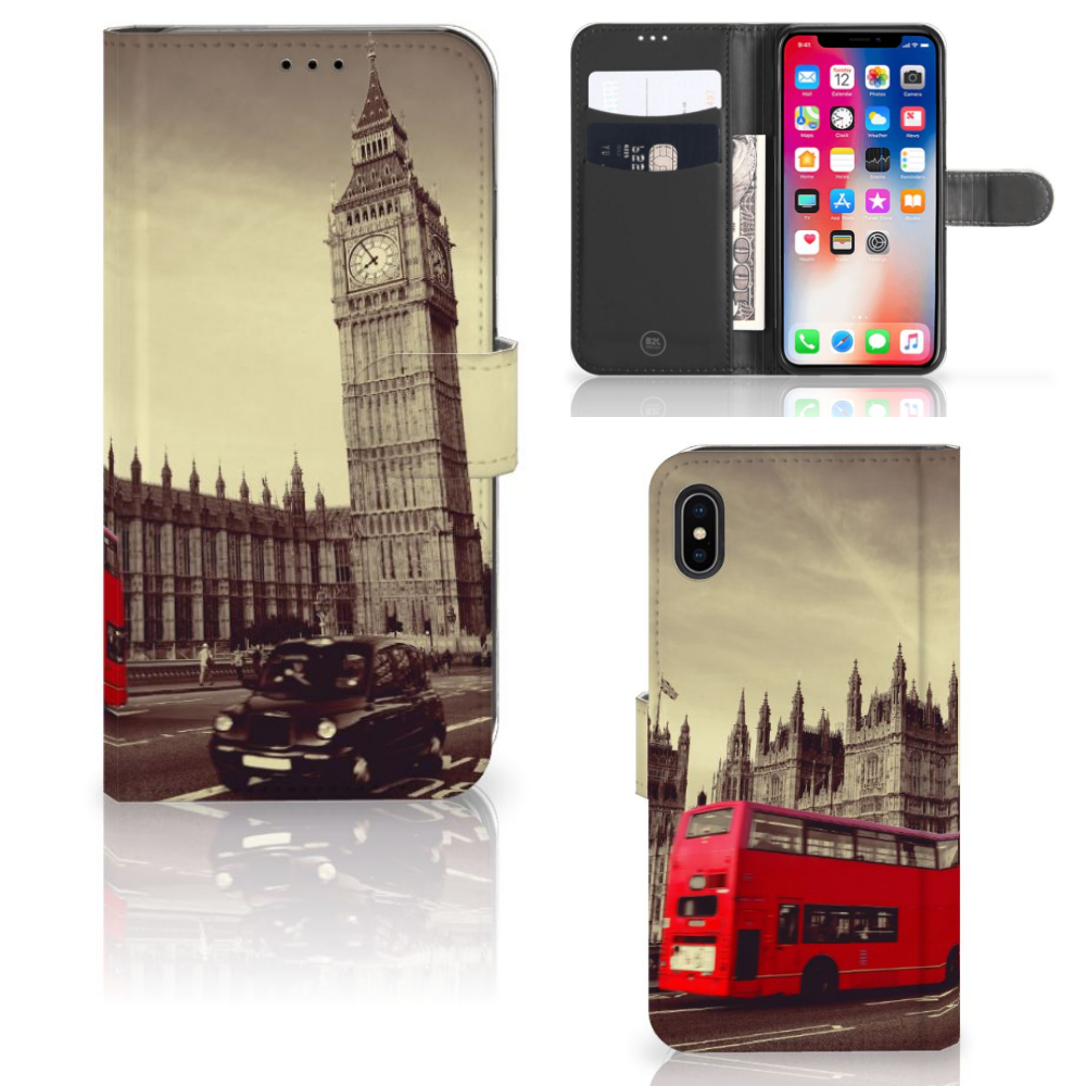 Apple iPhone Xs Max Flip Cover Londen