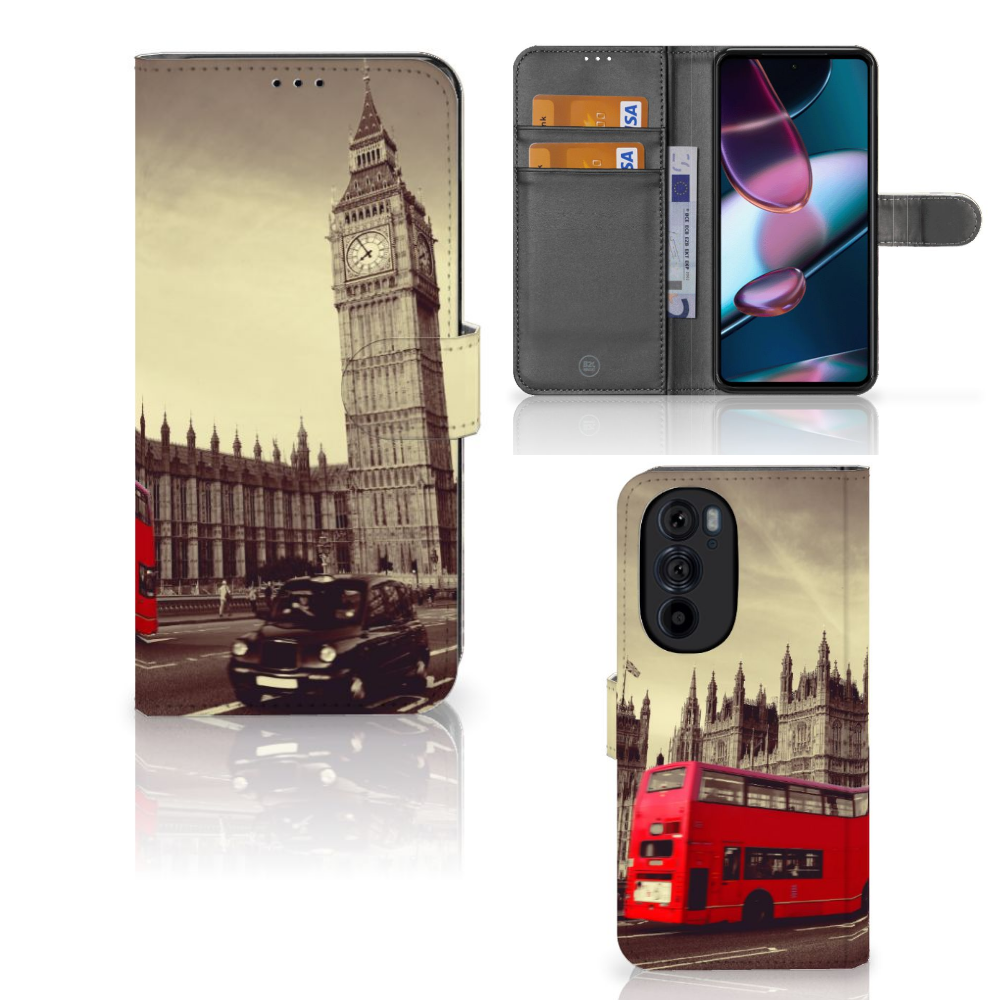 Motorola Edge 30 Pro Flip Cover Londen