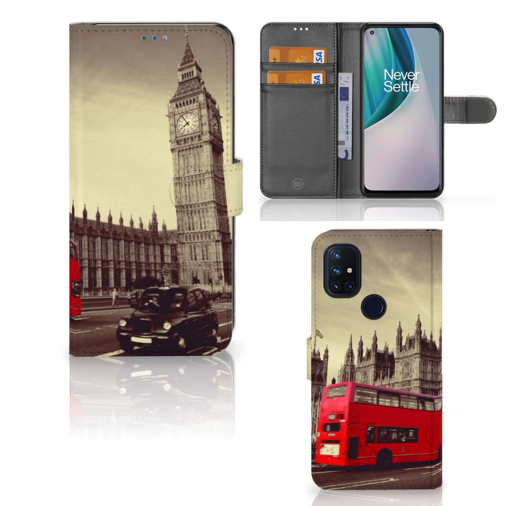 OnePlus Nord N10 Flip Cover Londen