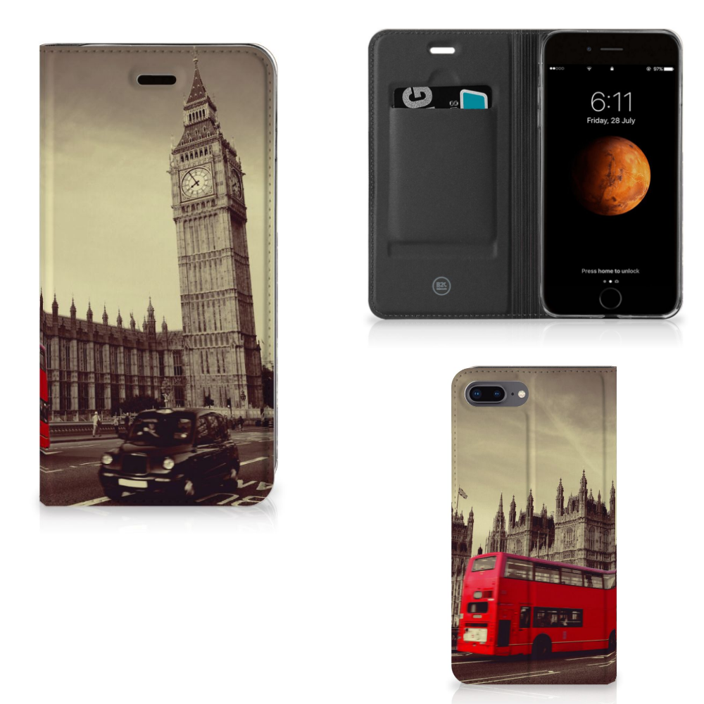Apple iPhone 7 Plus | 8 Plus Standcase Hoesje Design Londen