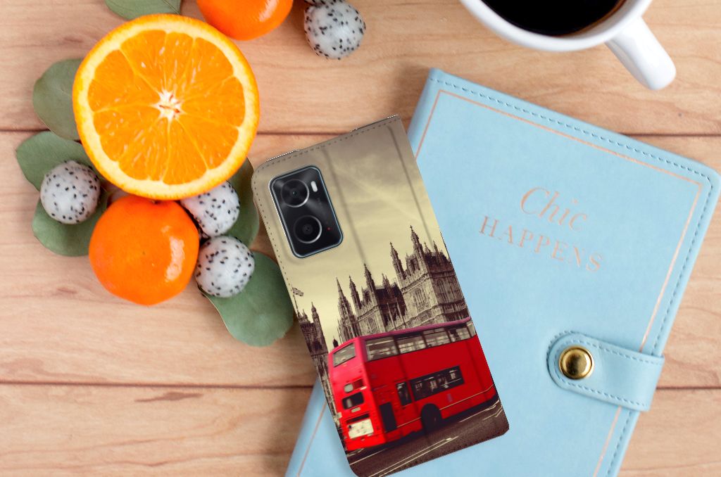 OPPO A96 | A76 Book Cover Londen