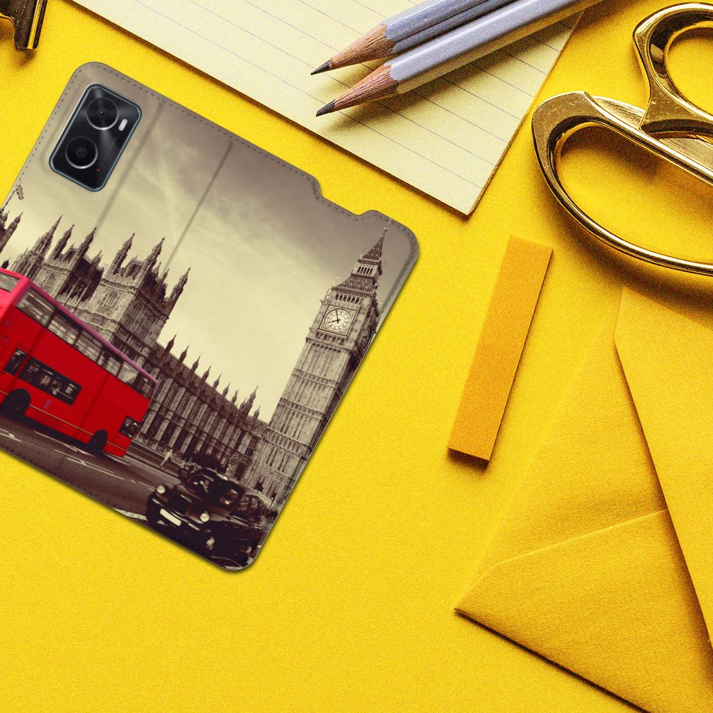 OPPO A96 | A76 Book Cover Londen