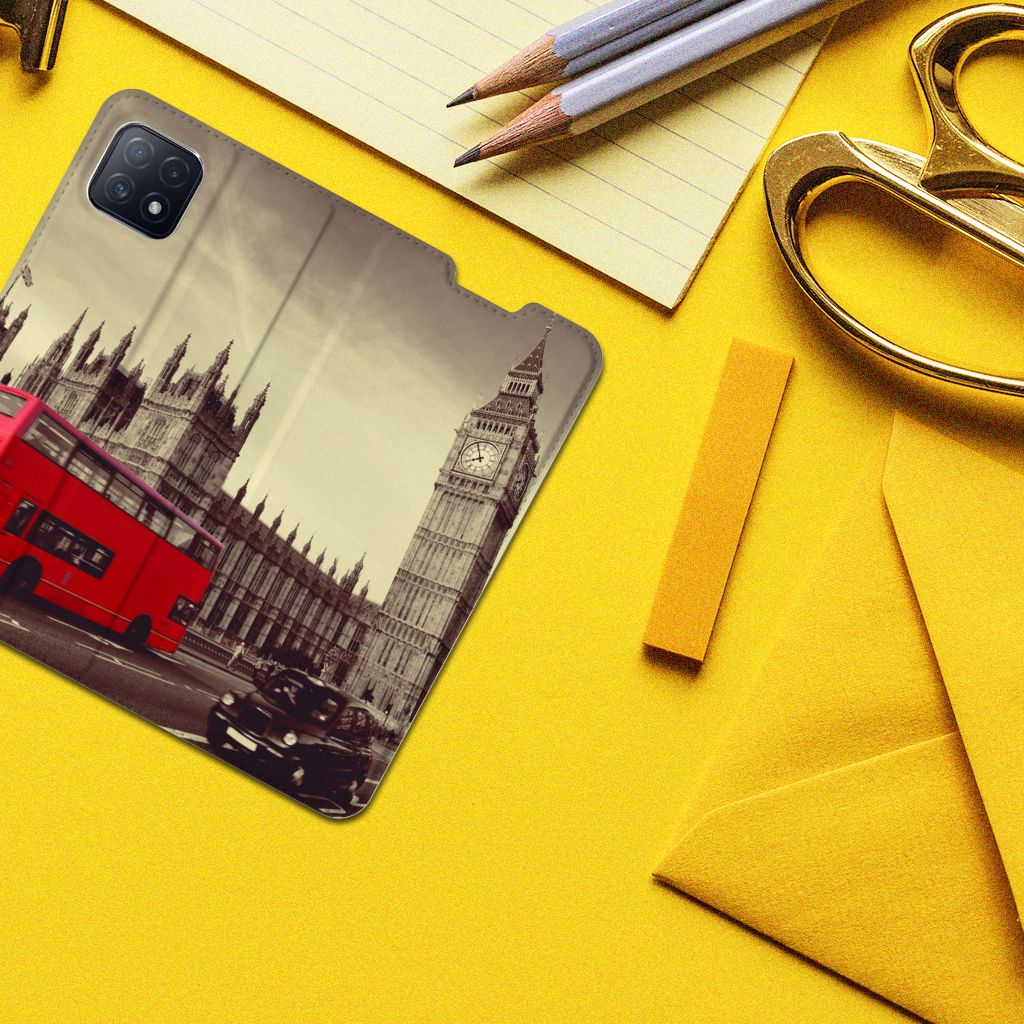 OPPO A73 5G Book Cover Londen
