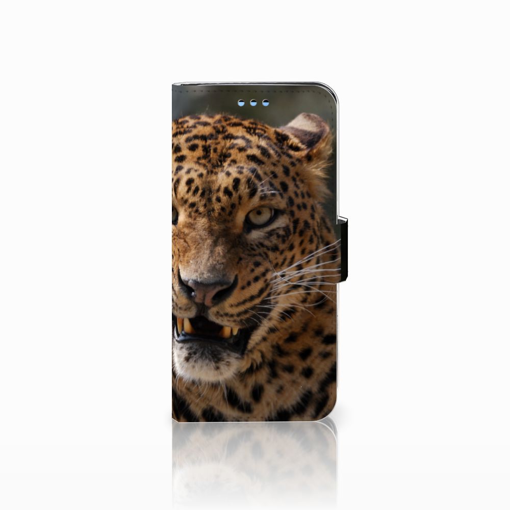 Samsung Galaxy S9 Telefoonhoesje met Pasjes Luipaard