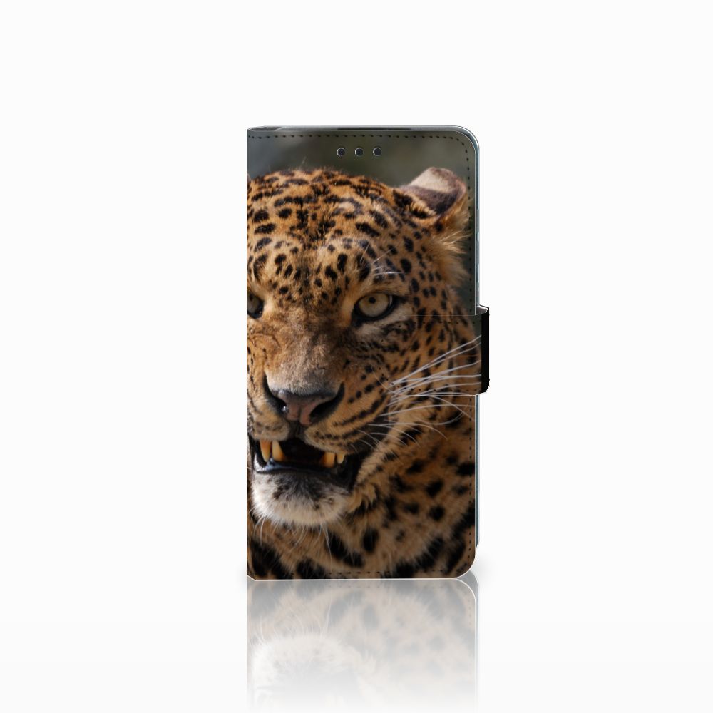 Huawei P30 Telefoonhoesje met Pasjes Luipaard