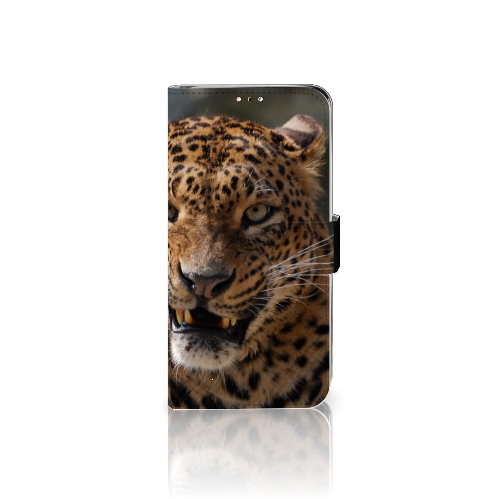Huawei Y6 (2019) Telefoonhoesje met Pasjes Luipaard