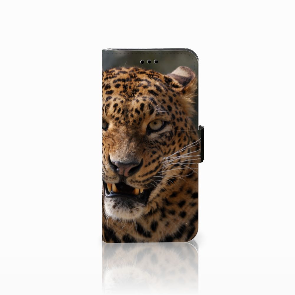 Huawei P10 Lite Telefoonhoesje met Pasjes Luipaard