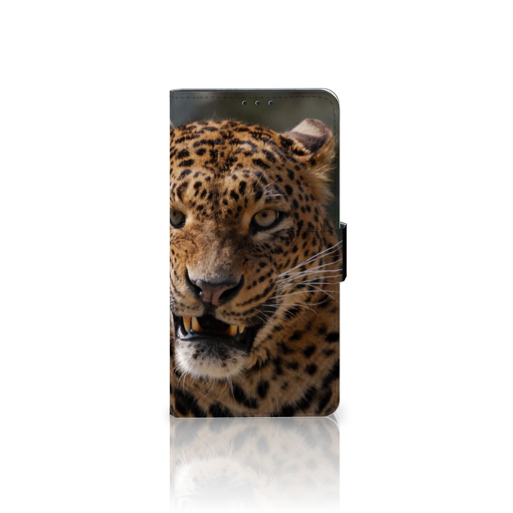 Xiaomi Mi Note 10 Pro Telefoonhoesje met Pasjes Luipaard