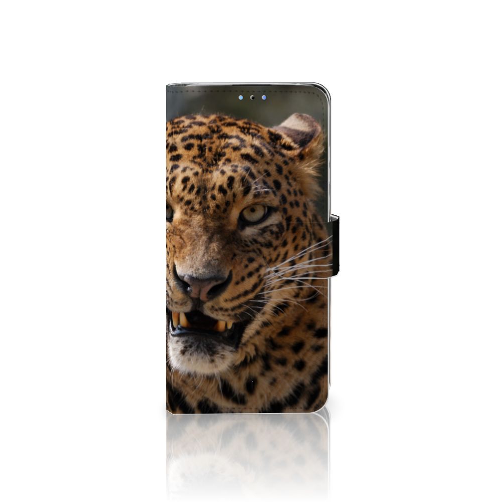 Huawei P30 Lite (2020) Telefoonhoesje met Pasjes Luipaard