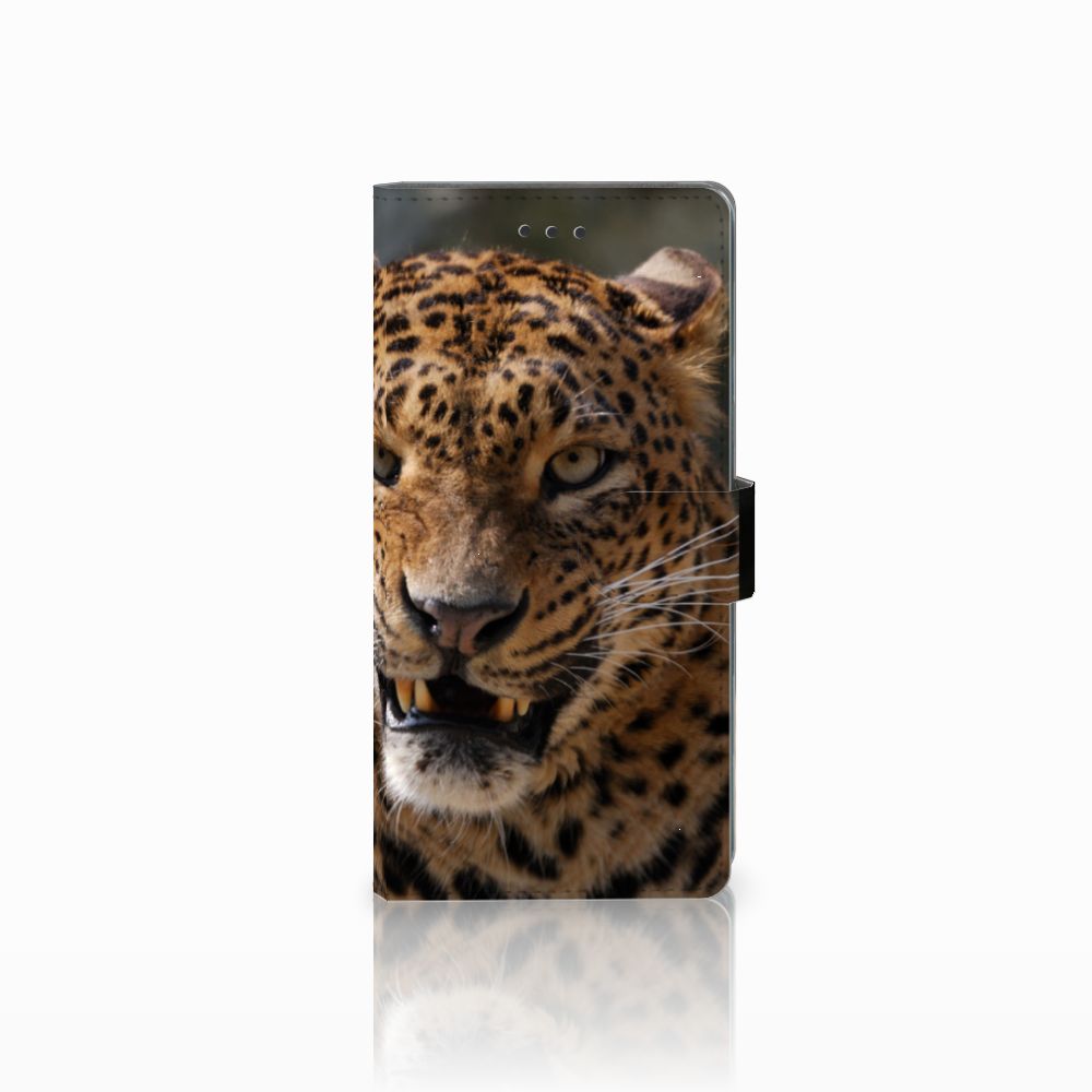 Samsung Galaxy Note 8 Telefoonhoesje met Pasjes Luipaard