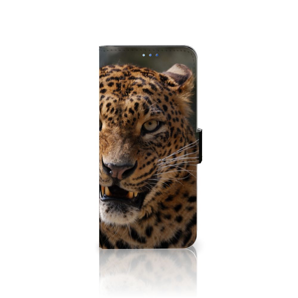 OPPO Find X3 Neo 5G Telefoonhoesje met Pasjes Luipaard