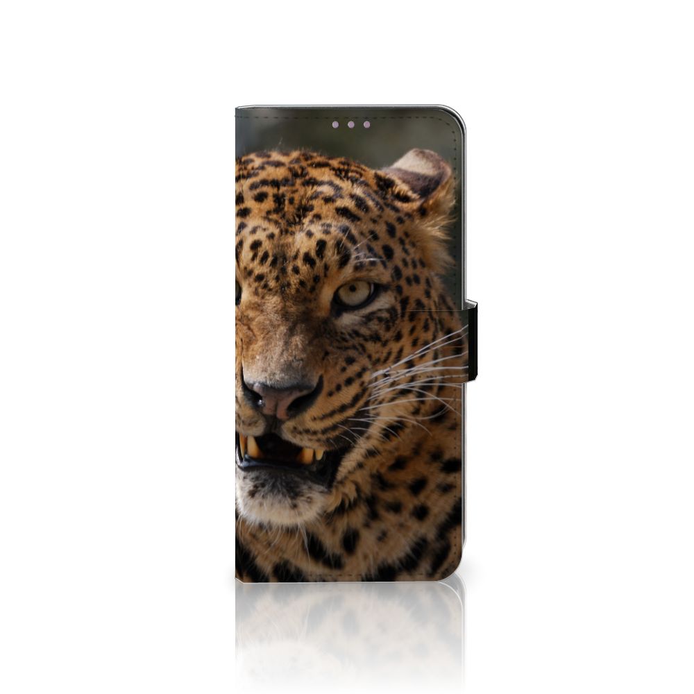 OnePlus 8T Telefoonhoesje met Pasjes Luipaard
