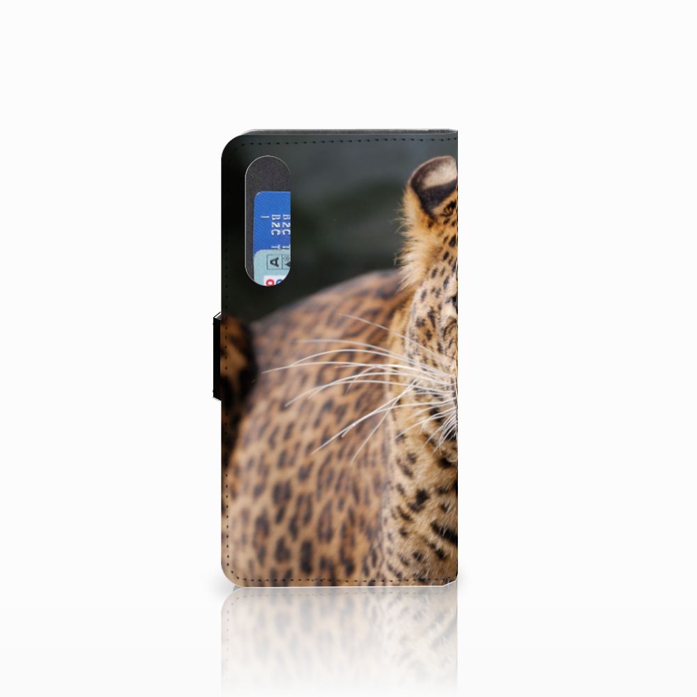 Huawei P30 Telefoonhoesje met Pasjes Luipaard