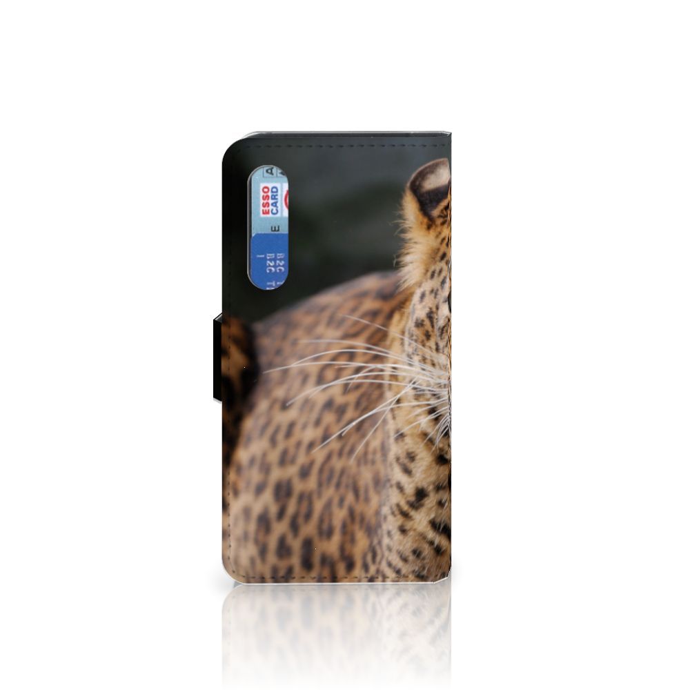 Xiaomi Mi 9 SE Telefoonhoesje met Pasjes Luipaard
