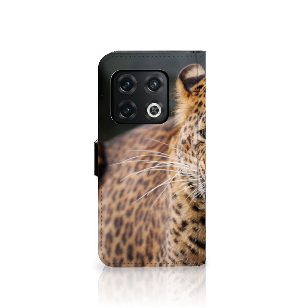 OnePlus 10 Pro Telefoonhoesje met Pasjes Luipaard