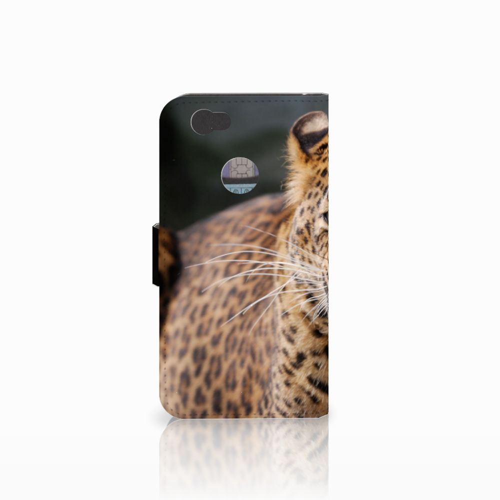 Huawei Nova Telefoonhoesje met Pasjes Luipaard
