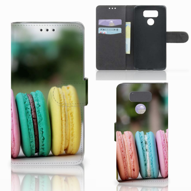 LG G6 Book Cover Macarons