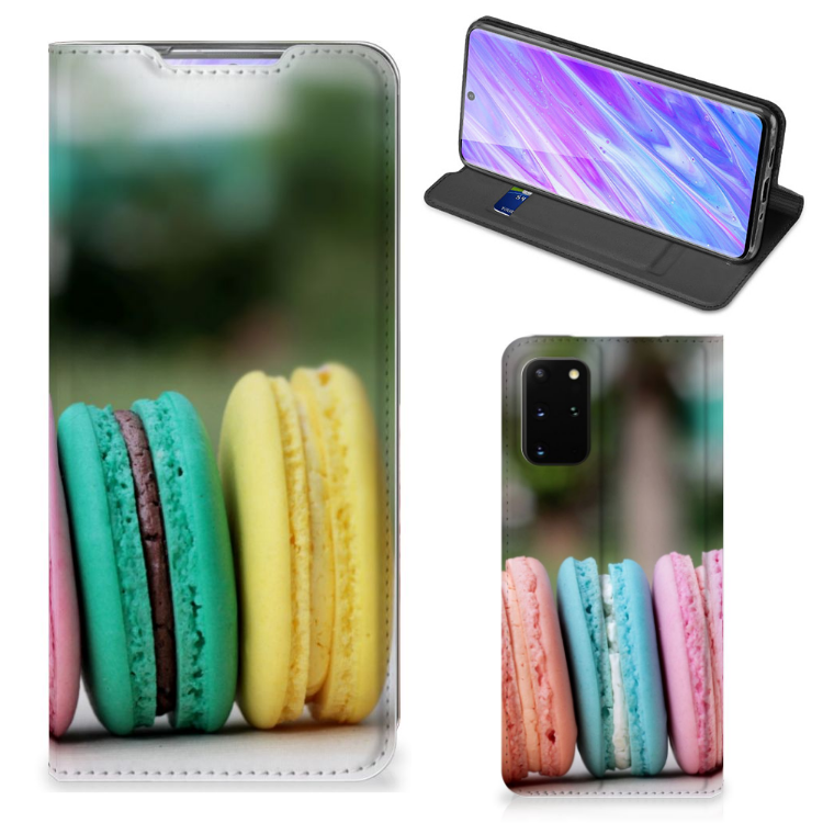 Samsung Galaxy S20 Plus Flip Style Cover Macarons