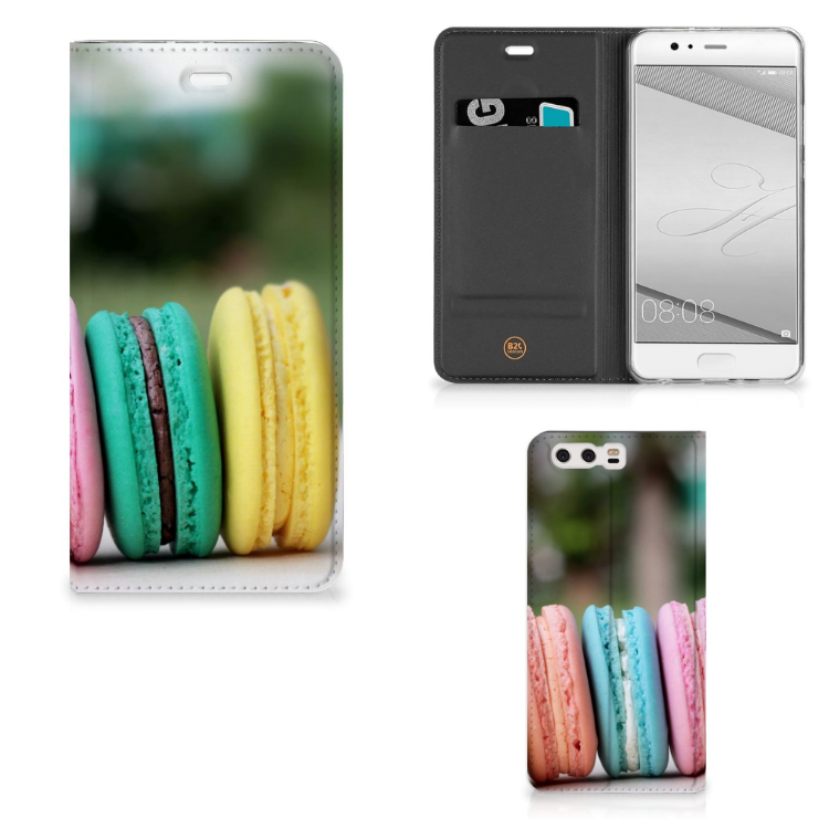 Huawei P10 Plus Flip Style Cover Macarons