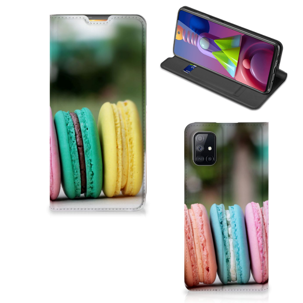 Samsung Galaxy M51 Flip Style Cover Macarons