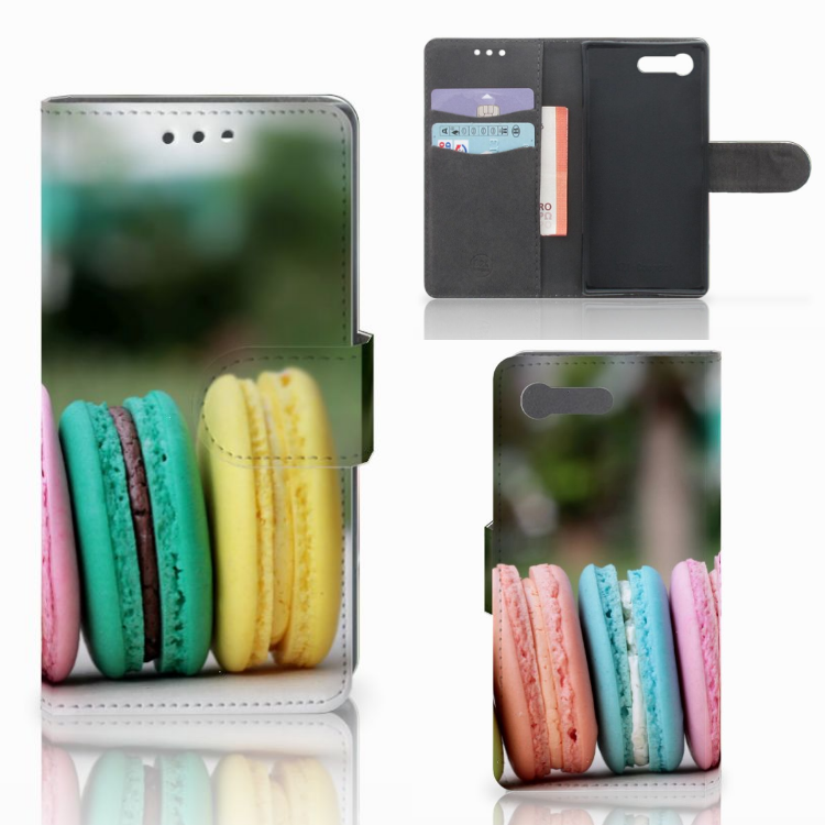 Sony Xperia X Compact Book Cover Macarons
