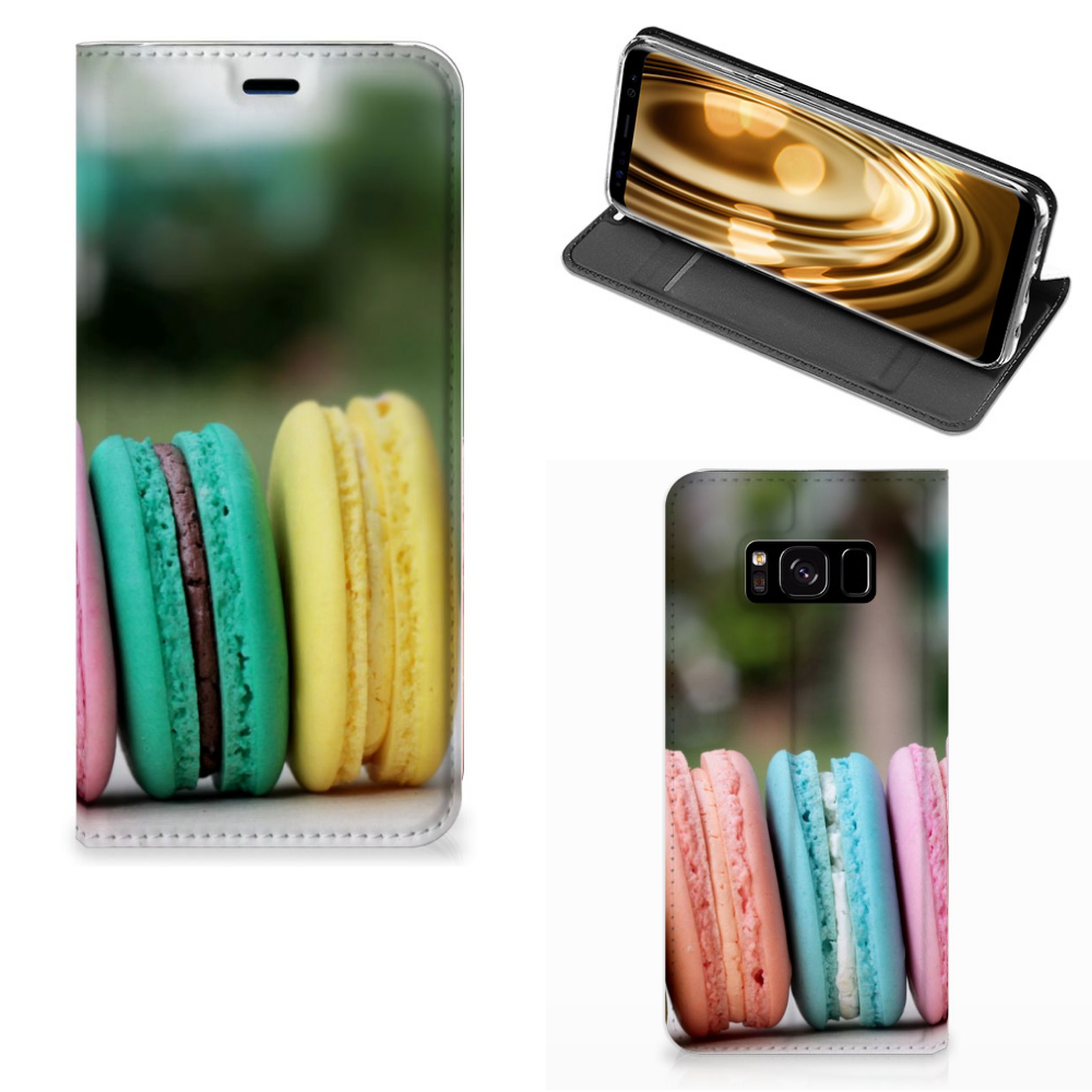 Samsung Galaxy S8 Flip Style Cover Macarons
