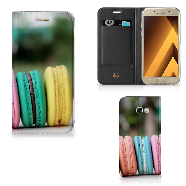 Samsung Galaxy A5 2017 Flip Style Cover Macarons