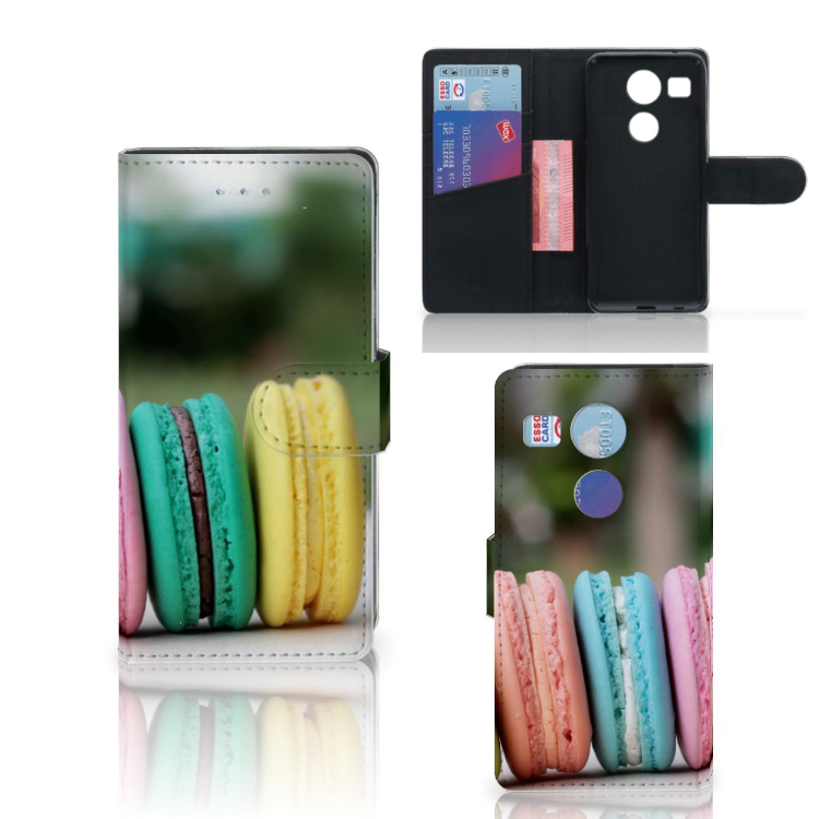 LG Nexus 5X Book Cover Macarons