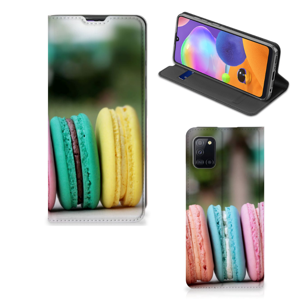 Samsung Galaxy A31 Flip Style Cover Macarons