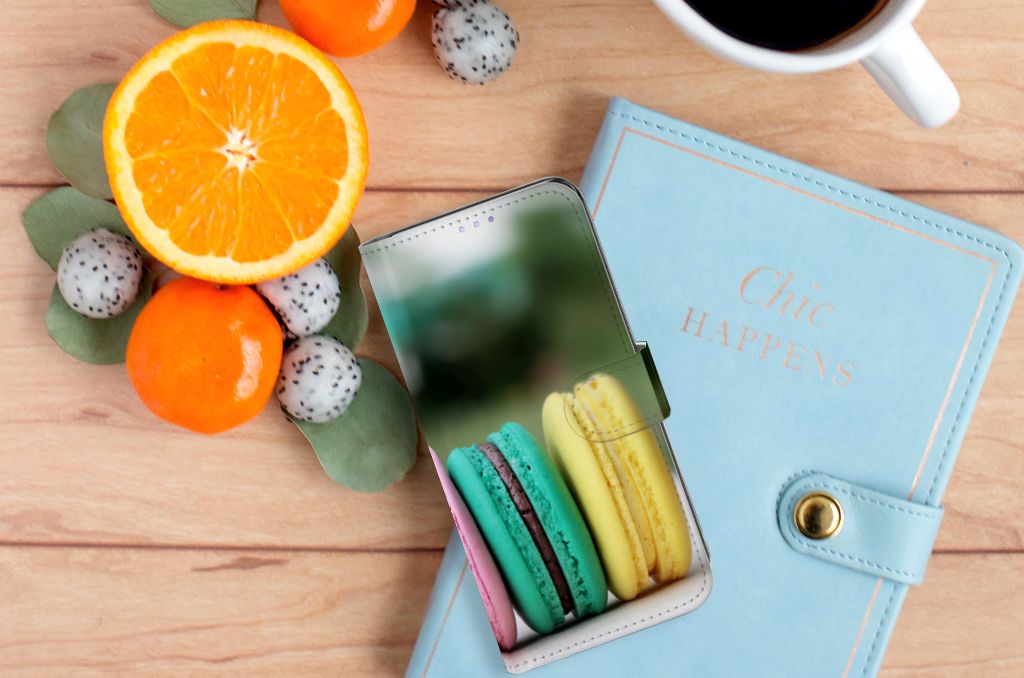 OPPO Find X3 Lite Book Cover Macarons