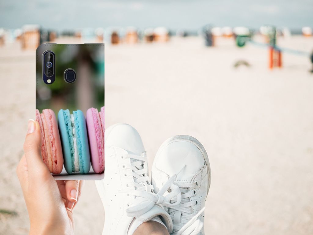 Samsung Galaxy A60 Flip Style Cover Macarons