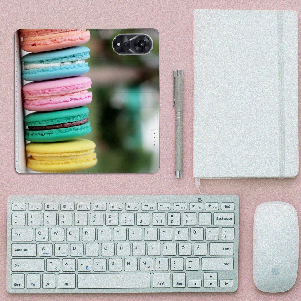 OPPO A78 | A58 5G Flip Style Cover Macarons