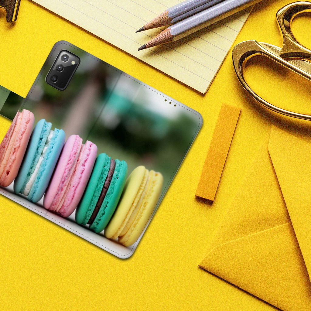 Samsung Galaxy Note 20 Book Cover Macarons