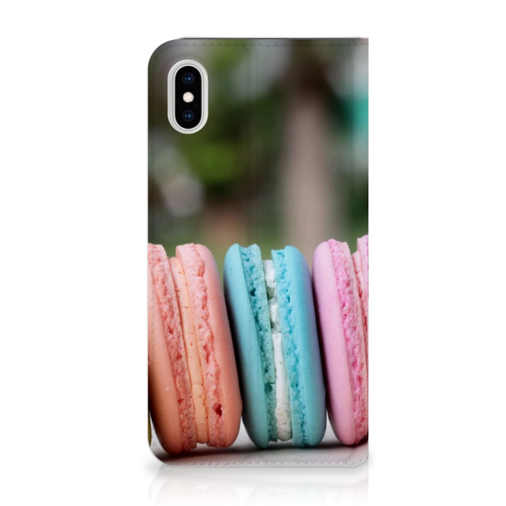 Apple iPhone Xs Max Flip Style Cover Macarons