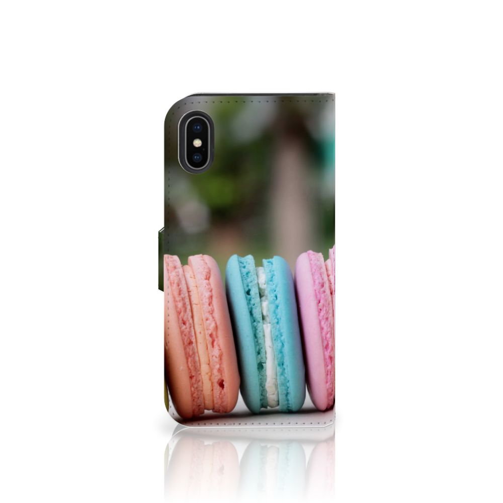 Apple iPhone X | Xs Book Cover Macarons
