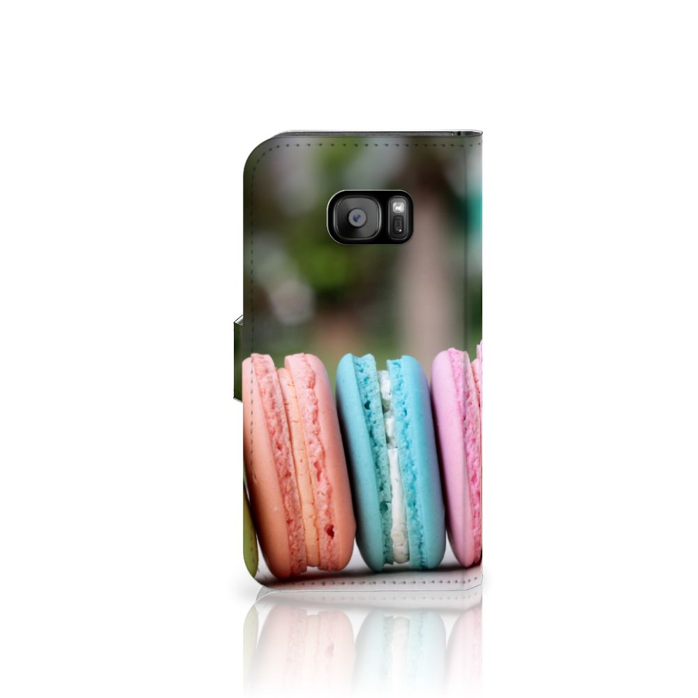 Samsung Galaxy S7 Edge Book Cover Macarons