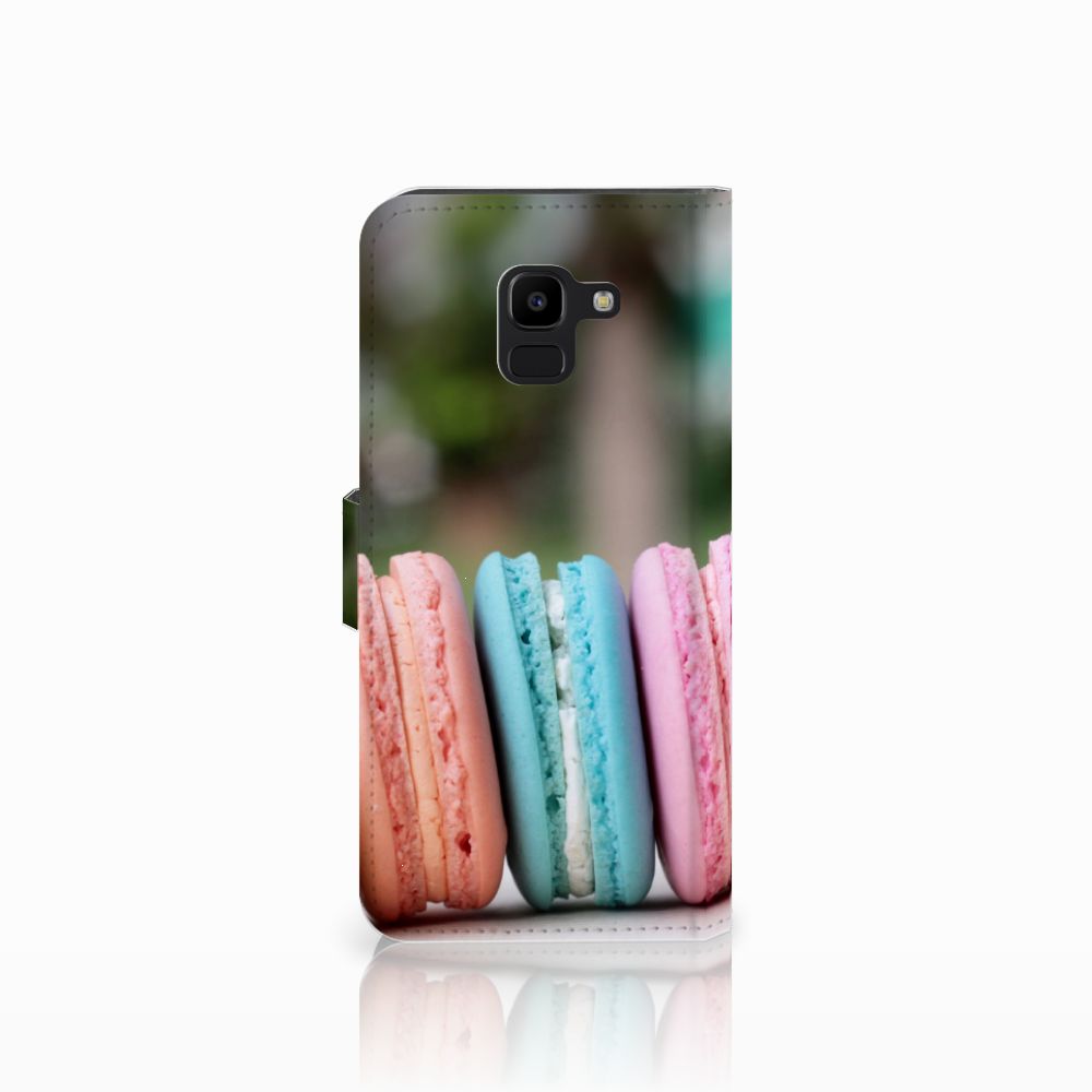 Samsung Galaxy J6 2018 Book Cover Macarons