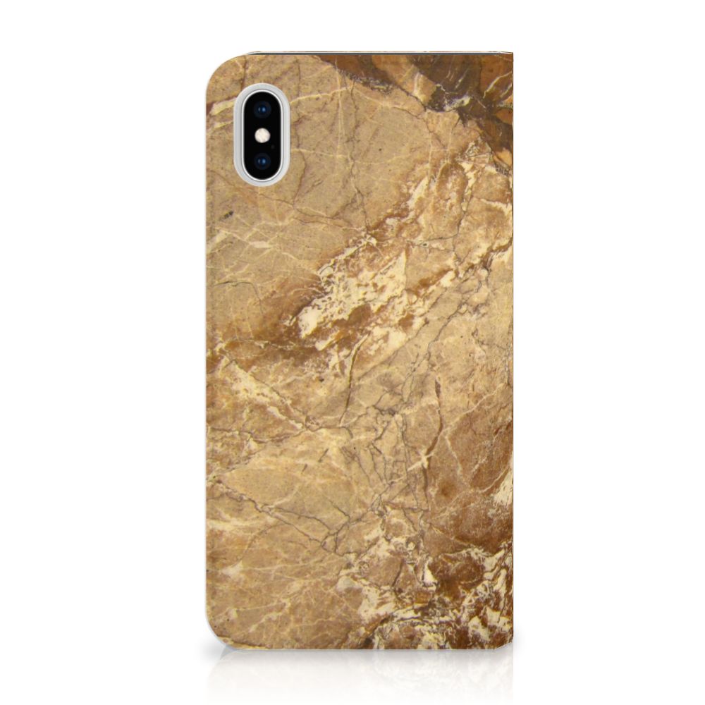 Apple iPhone Xs Max Standcase Marmer Creme