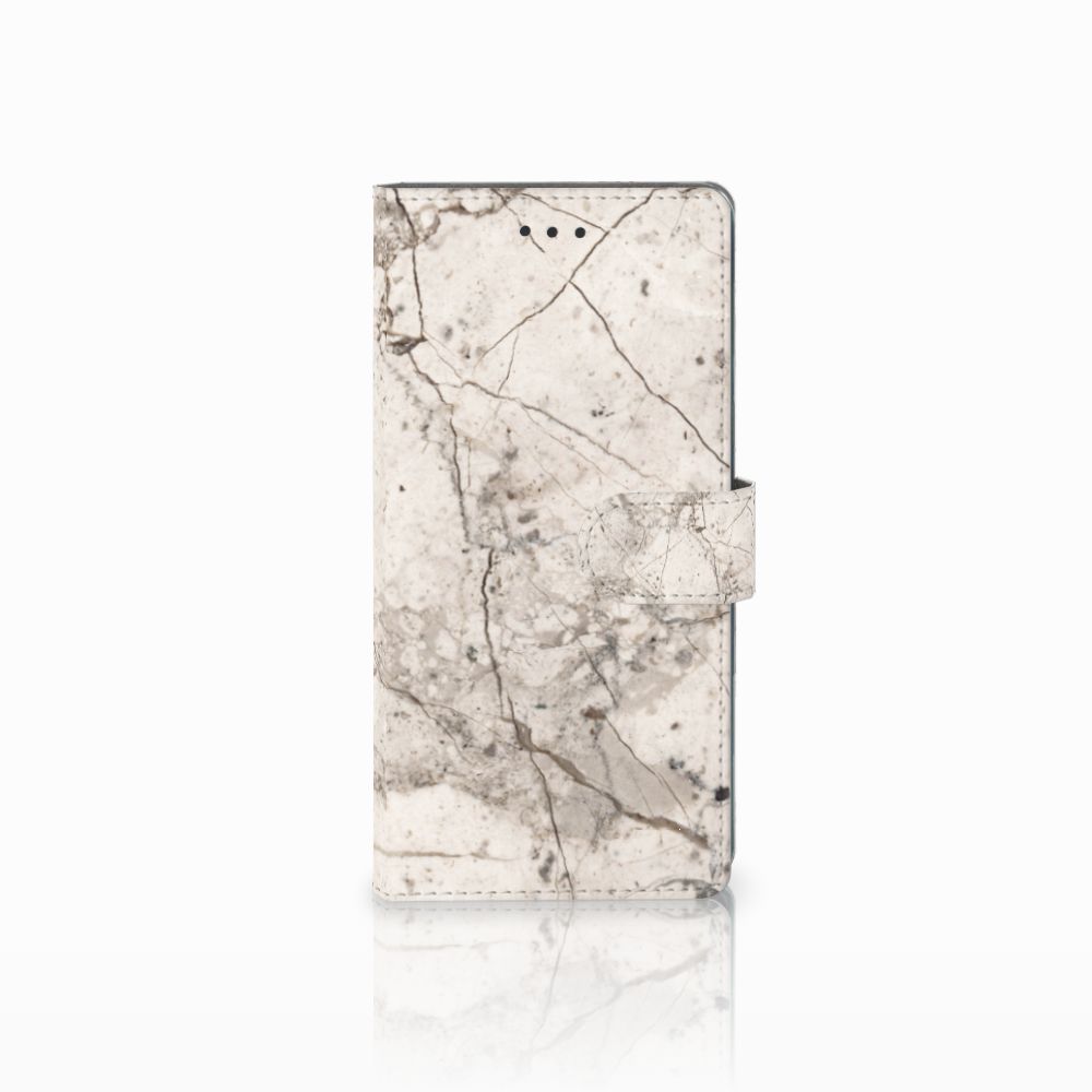Samsung Galaxy Note 8 Bookcase Marmer Beige