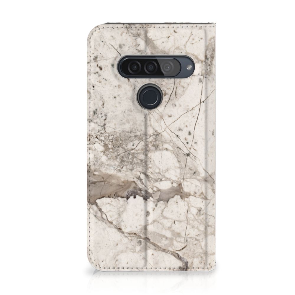 LG G8s Thinq Standcase Marmer Beige