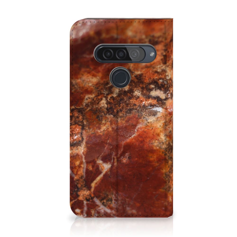 LG G8s Thinq Standcase Marmer Bruin