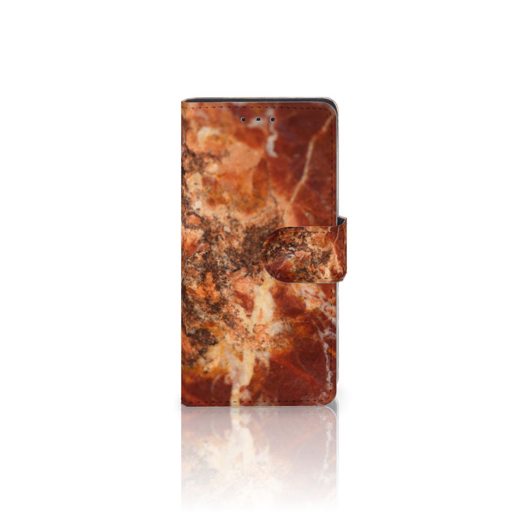 Samsung Galaxy S5 | S5 Neo Bookcase Marmer Bruin